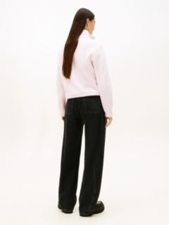 Teddy Fleece Zip-Thru Jacket — Pink 4