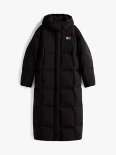 Water Repellent Longline Alaska Puffer Coat — Black 6