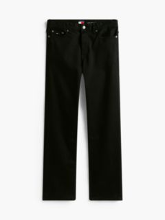 Kira Mid Rise Straight Black Jeans — Black 7