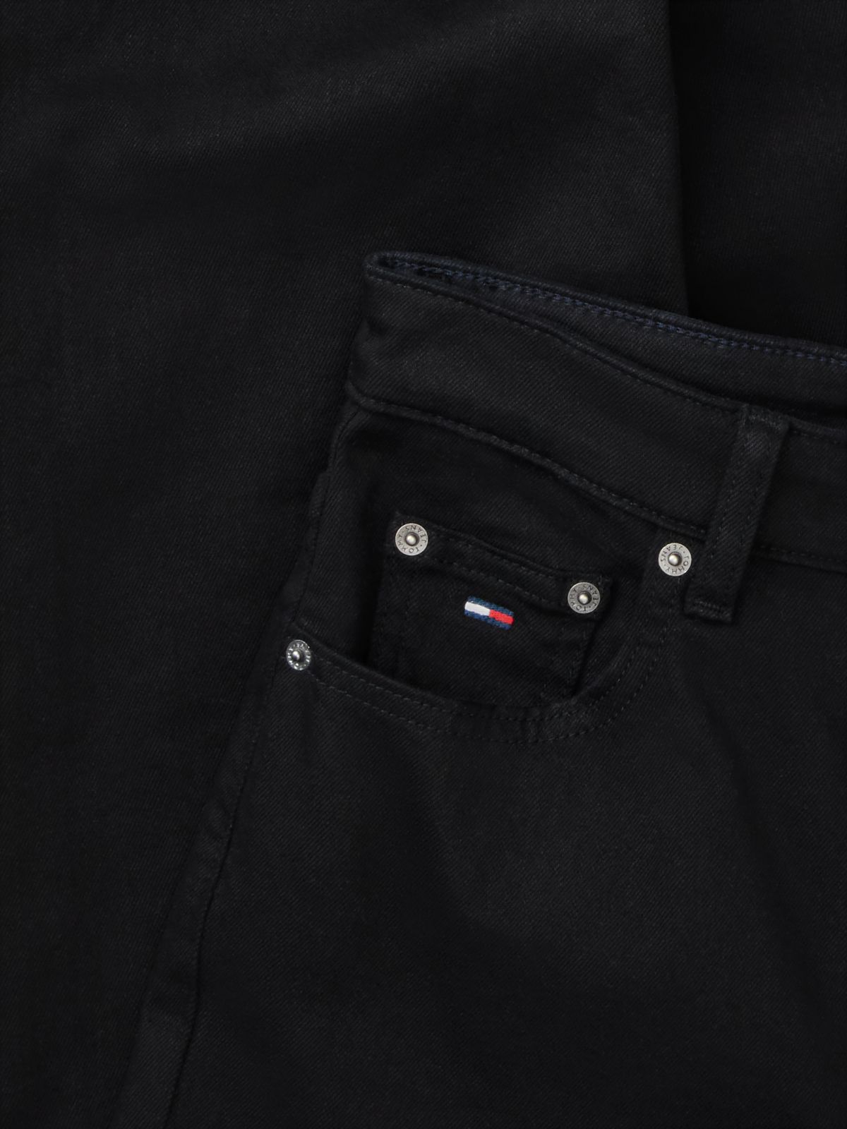 Kira Mid Rise Straight Black Jeans — Black