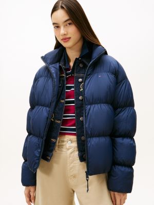 Ruched Down Puffer Jacket