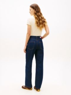 Layla High Rise Straight Jeans — Blue 4