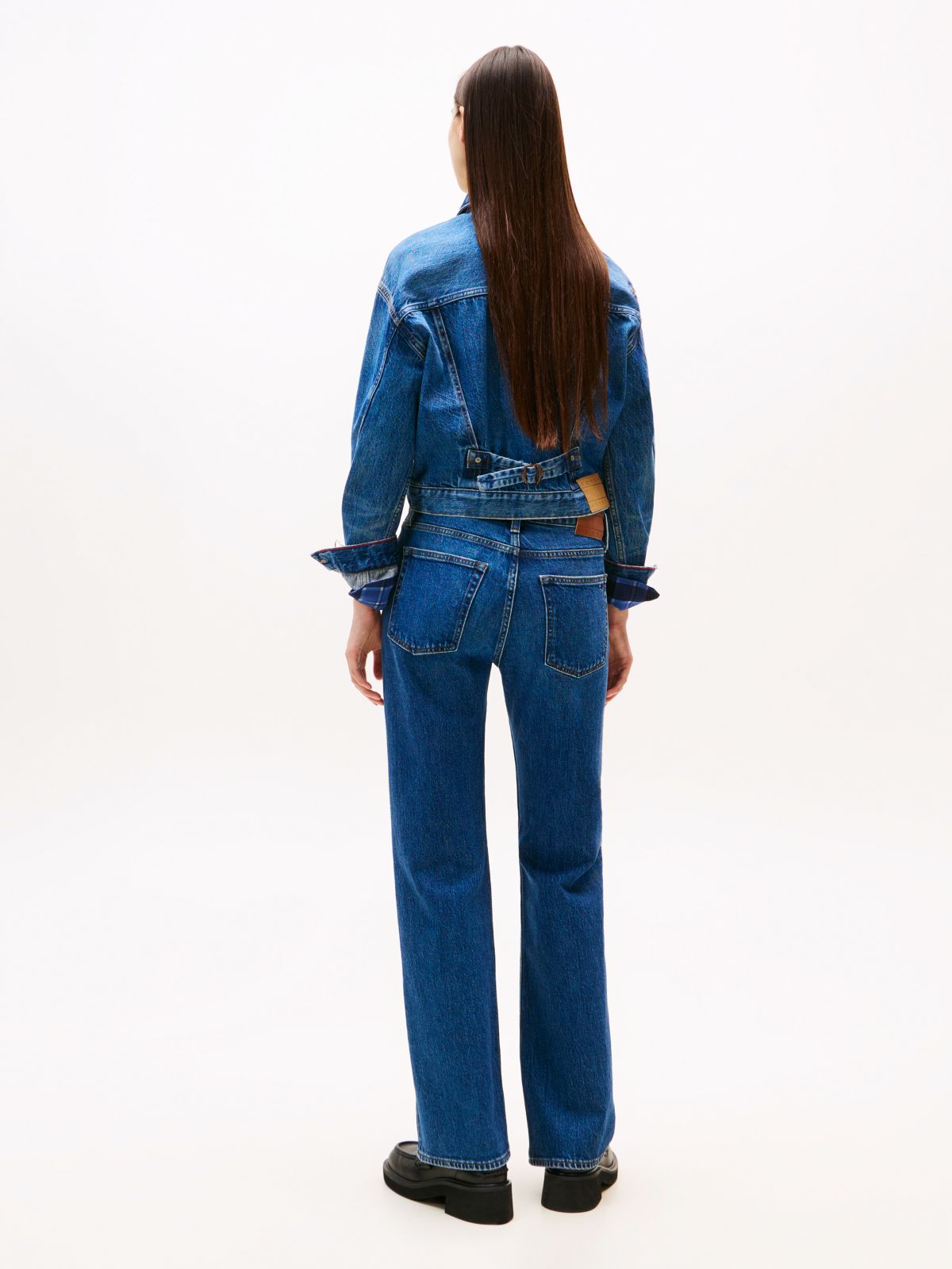 Mid Rise Bootcut Jeans — Blue