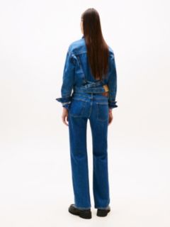 Mid Rise Bootcut Jeans — Blue 4