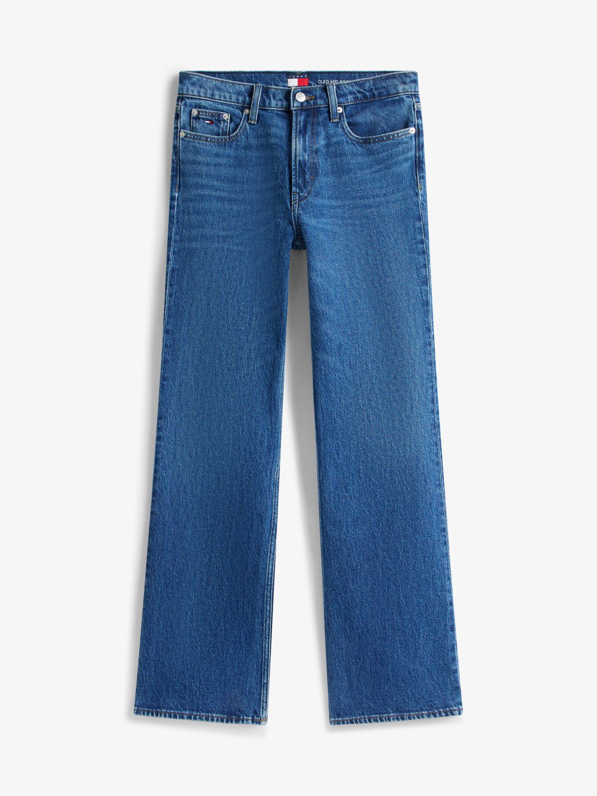 Mid Rise Bootcut Jeans — Blue