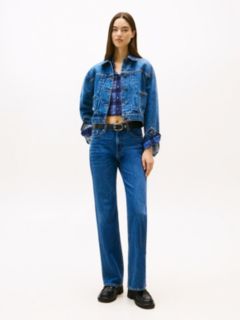 Mid Rise Bootcut Jeans — Blue 1