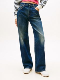 Mia Mid Rise Relaxed Straight Jeans — Blue 2