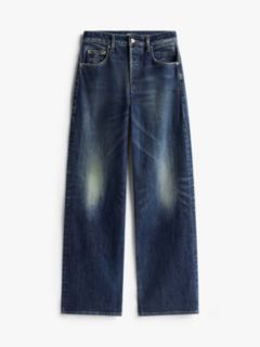Mia Mid Rise Relaxed Straight Jeans — Blue 5