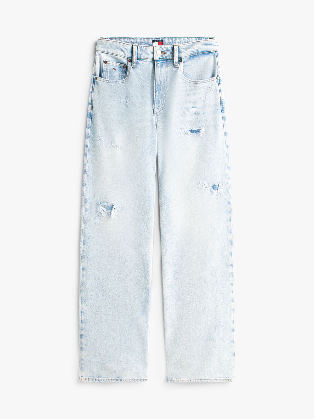 Mia Coolmax Mid Rise Relaxed Jeans — Blue