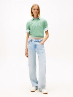 Mia Coolmax Mid Rise Relaxed Jeans — Blue 1