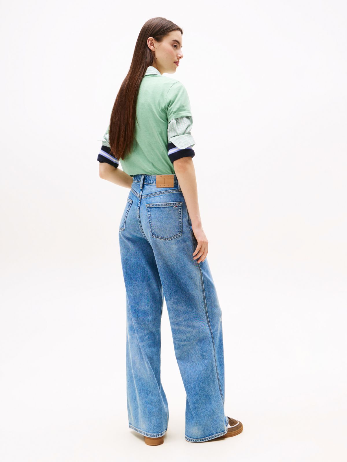 Claire Coolmax High Rise Wide Jeans — Blue