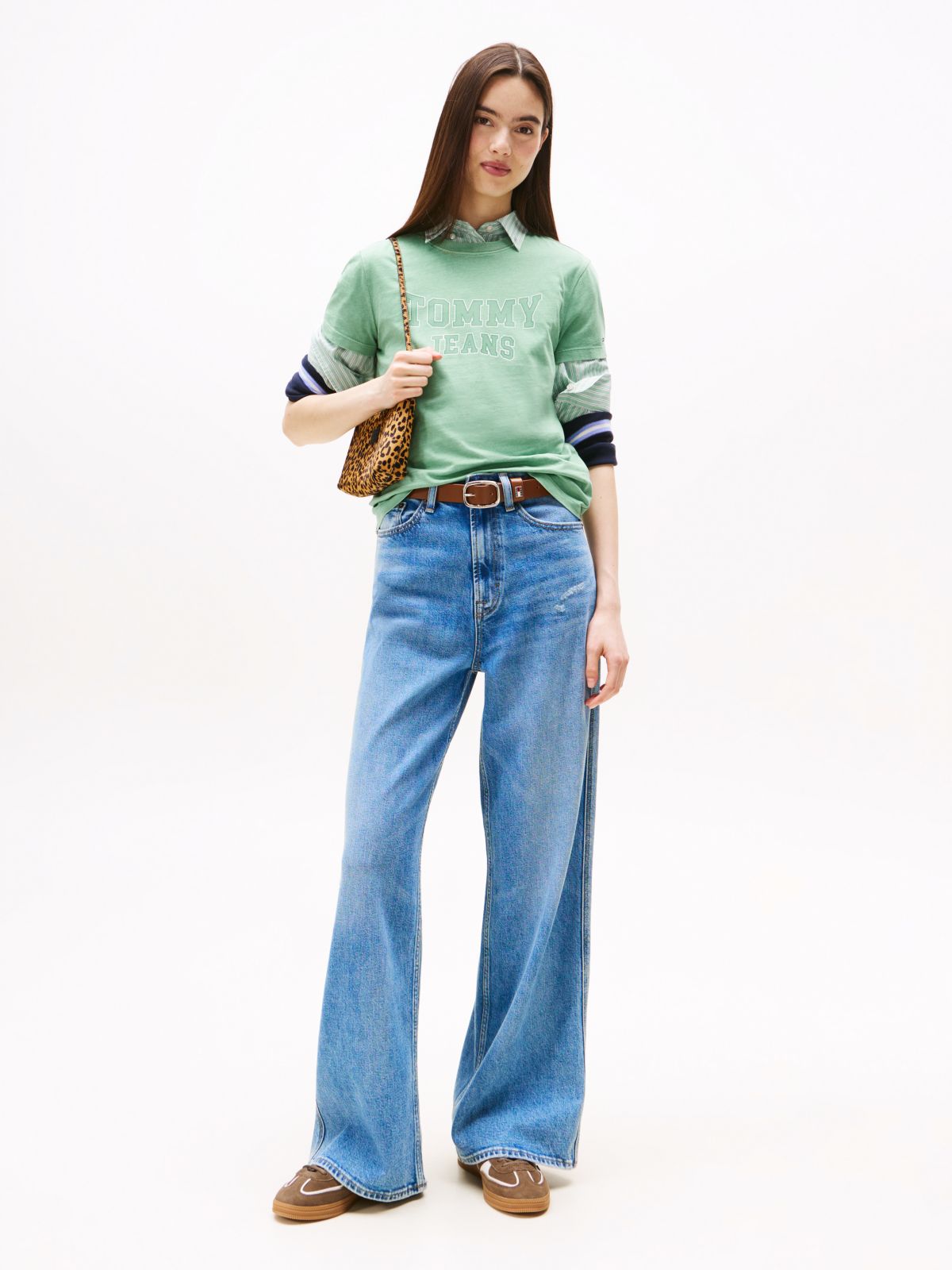 Claire Coolmax High Rise Wide Jeans — Blue