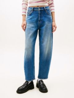 Tapered Balloon Leg Jeans — Blue 2