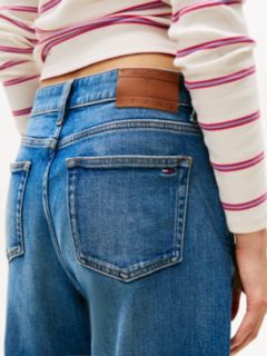 Tapered Balloon Leg Jeans — Blue 4