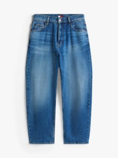 Tapered Balloon Leg Jeans — Blue 6