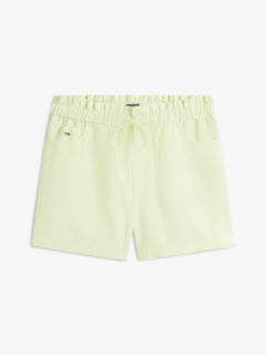 Linen Blend Five-Pocket Shorts — Green 5