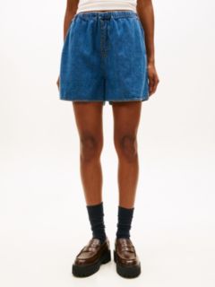 Chambray Loose Shorts — Blue 2