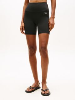 Athleisure Interlock Knit Cycle Shorts — Black 2