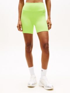 Athleisure Interlock Knit Cycle Shorts — Green 2