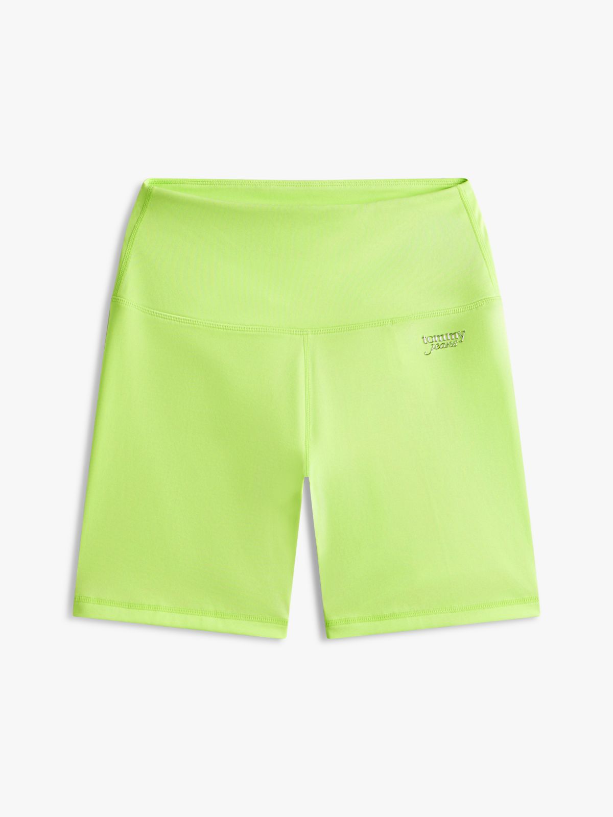 Athleisure Interlock Knit Cycle Shorts — Green