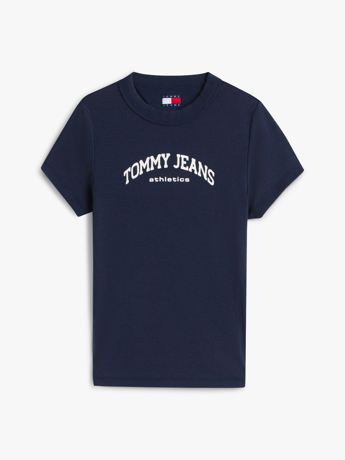 Logo Slim Crew Neck T-Shirt — Blue