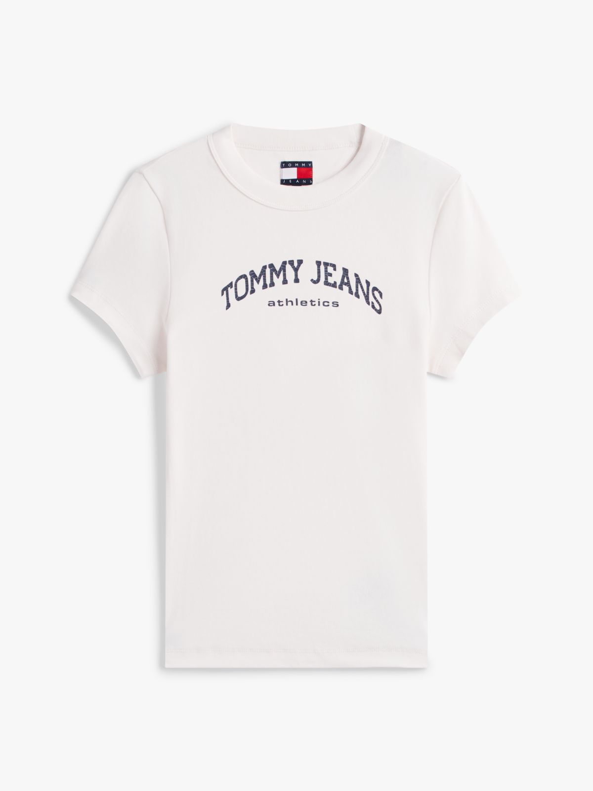 Logo Slim Crew Neck T-Shirt — White