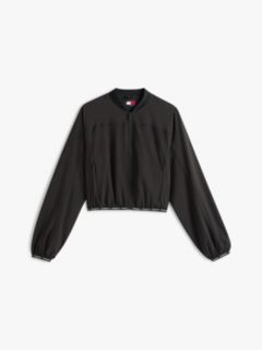 Logo Tape Water Repellent Bomber Jacket — Black 5