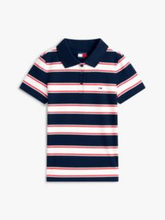 Slim Fit Ribbed Polo Shirt — Blue 6