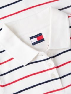 Slim Fit Ribbed Polo Shirt — White 6