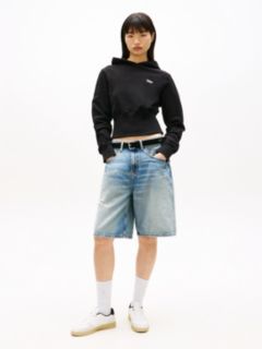 Athleisure Sueded Terry Slim Hoody — Black 3