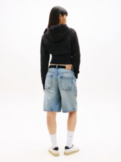 Athleisure Sueded Terry Slim Hoody — Black 4
