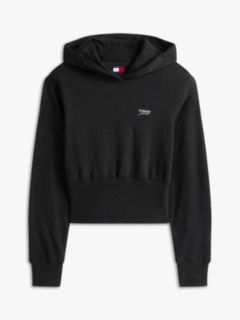 Athleisure Sueded Terry Slim Hoody — Black 5