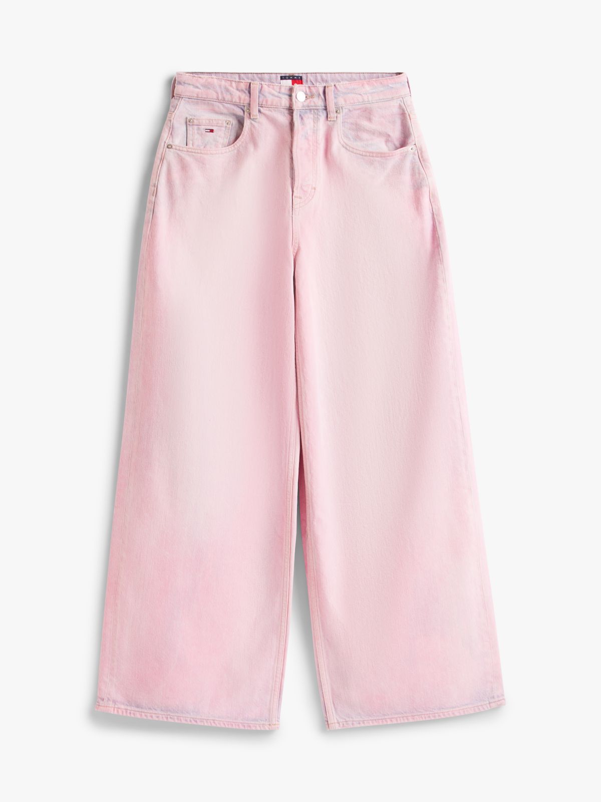 Charlie Mid Rise Loose Jeans — Pink