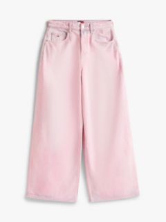 Charlie Mid Rise Loose Jeans — Pink 6