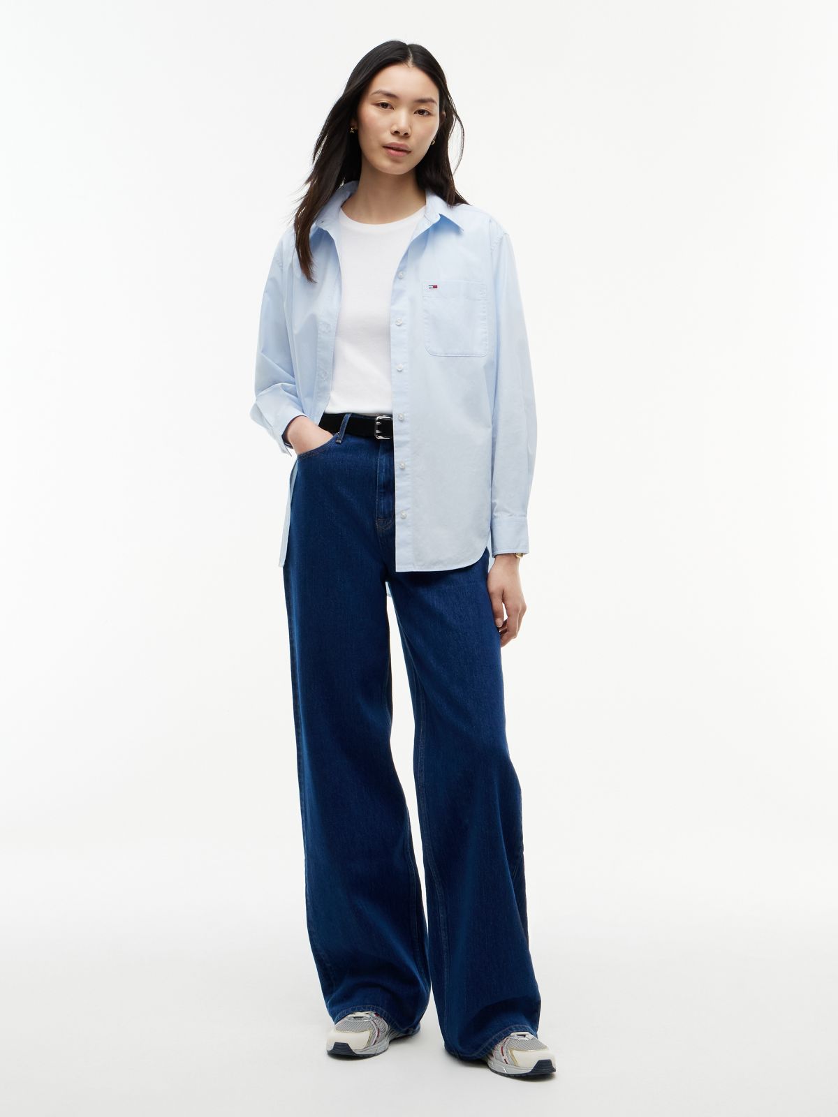 Claire High Rise Wide Jeans — Blue