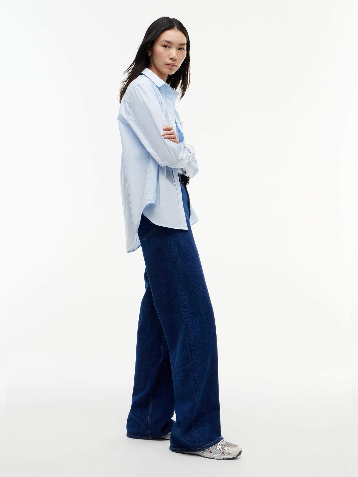 Claire High Rise Wide Jeans — Blue