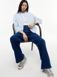 Claire High Rise Wide Jeans — Blue 4