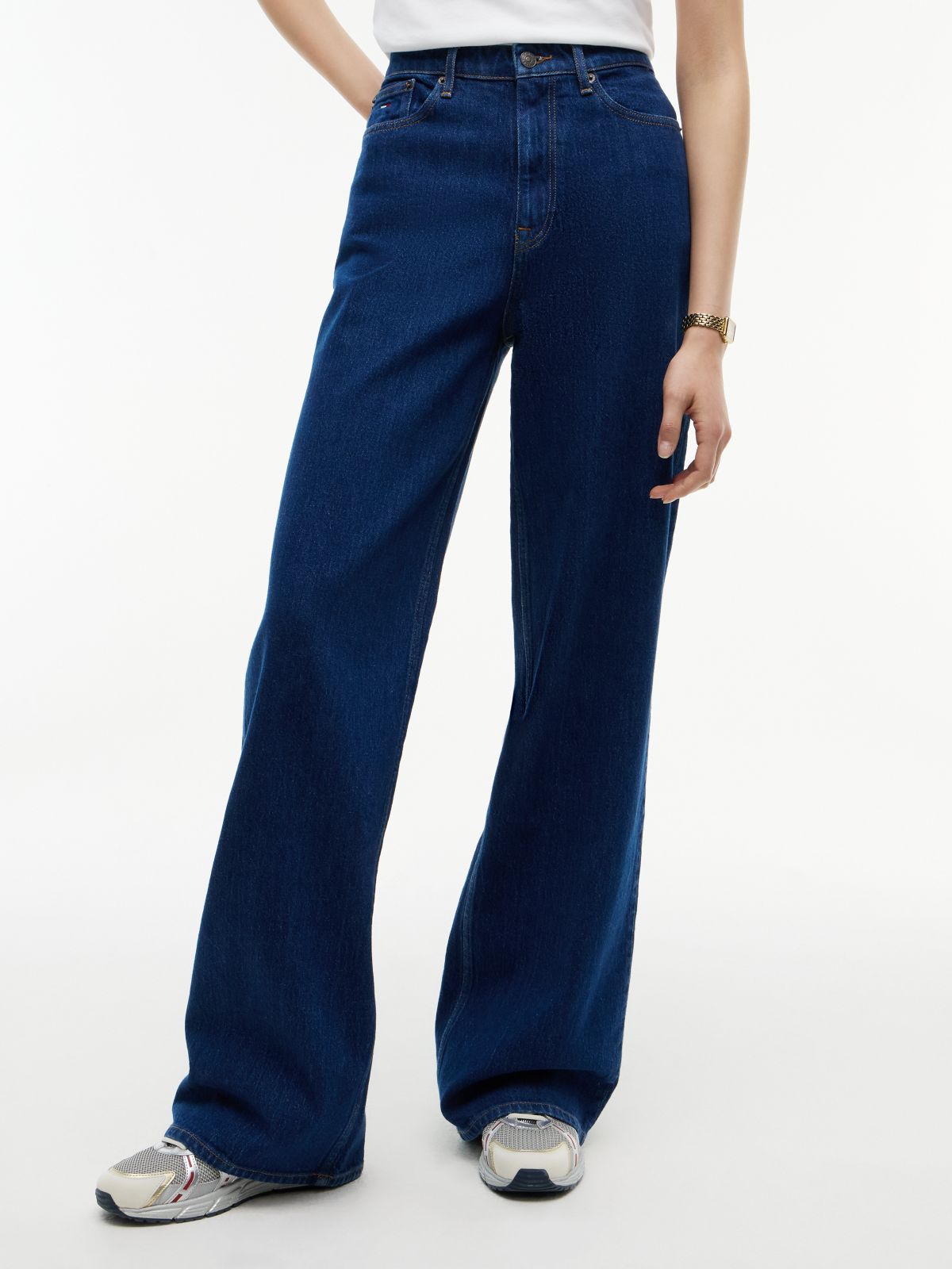 Claire High Rise Wide Jeans — Blue