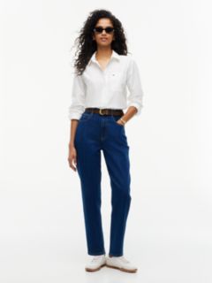 Mom High Rise Tapered Jeans — Denim 2