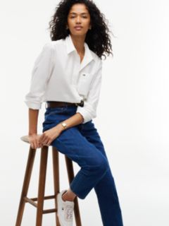 Mom High Rise Tapered Jeans — Denim 5