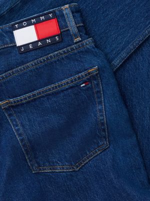 denim mom high rise tapered jeans for women tommy jeans