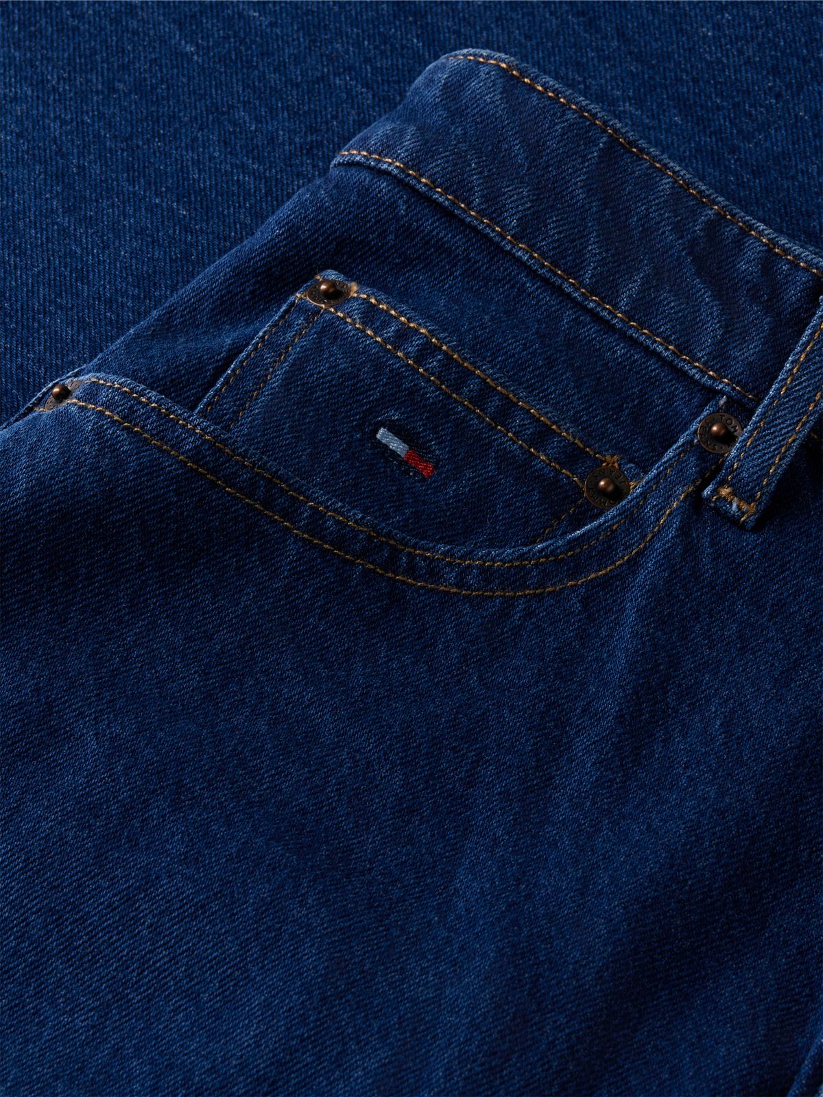 Mom High Rise Tapered Jeans — Denim