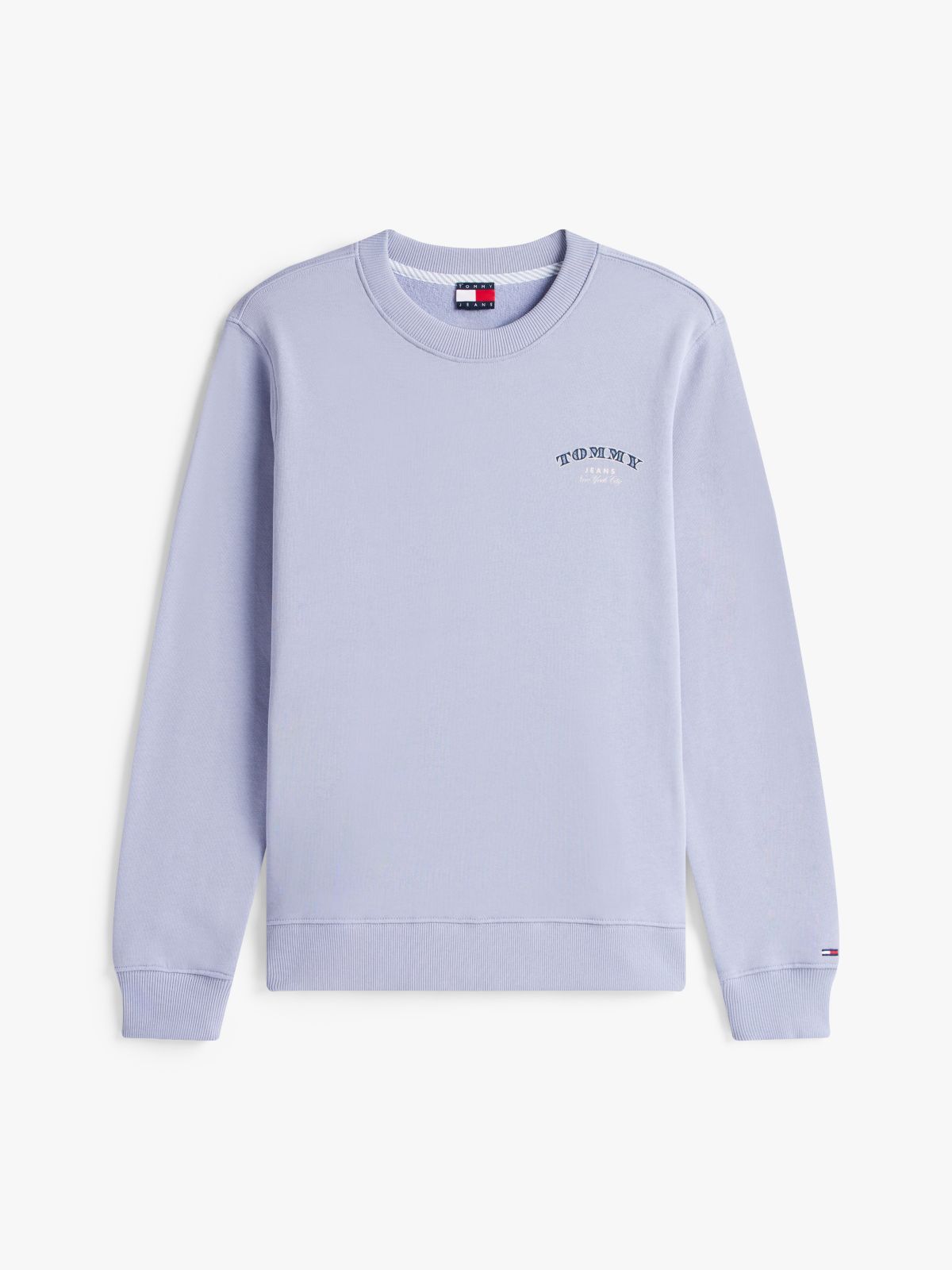 Back Logo Crew Neck Sweatshirt — Blue
