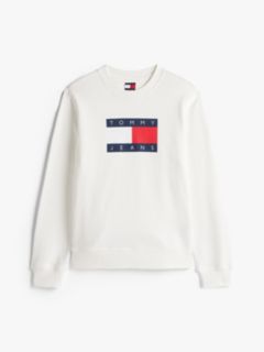 Tommy Flag Sweatshirt — White 5