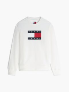 Tommy Flag Sweatshirt — White 6