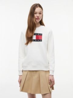Tommy Flag Sweatshirt — White 1