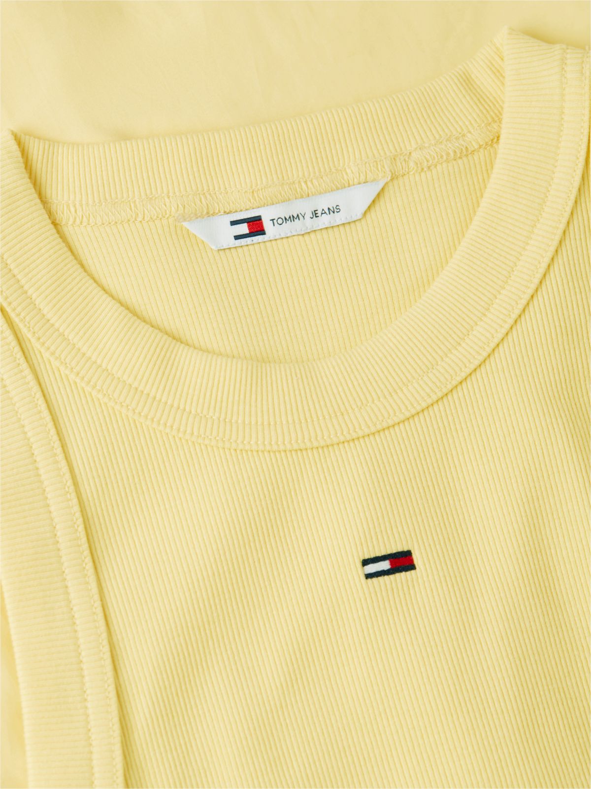 Slim Sleeveless Poplin Maxi Dress — Yellow