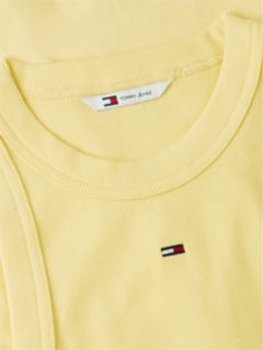 Slim Sleeveless Poplin Maxi Dress — Yellow 6