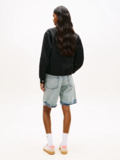 Tommy Badge Water Repellent Coach Jacket — Black 4