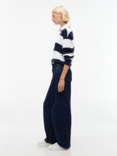 Ella High Rise Barrel Leg Jeans — Blue 3
